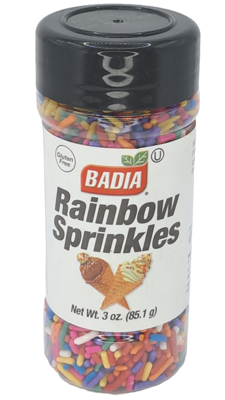 Rainbow sprinkles/Badia