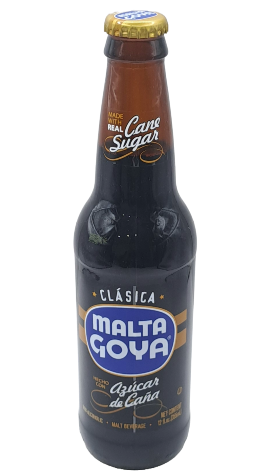 malta goya con azucar de caña 12oz