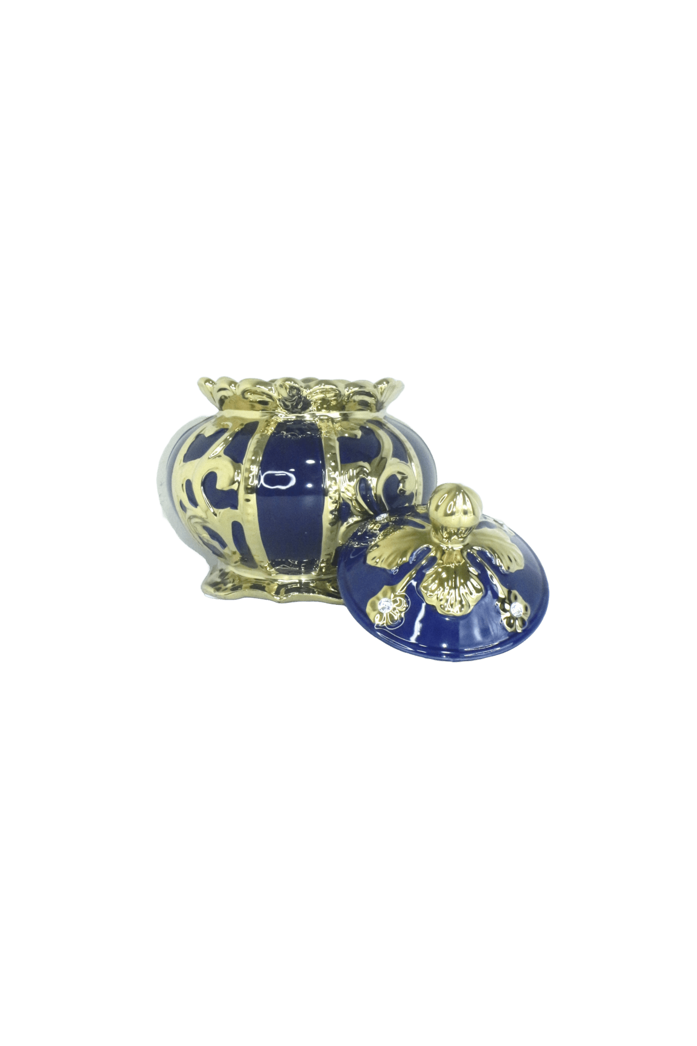 sopera yemaya azul dorado