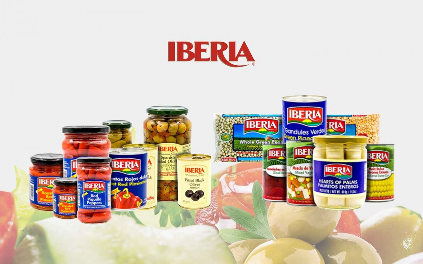 Coleccion de alimentos marca Iberia