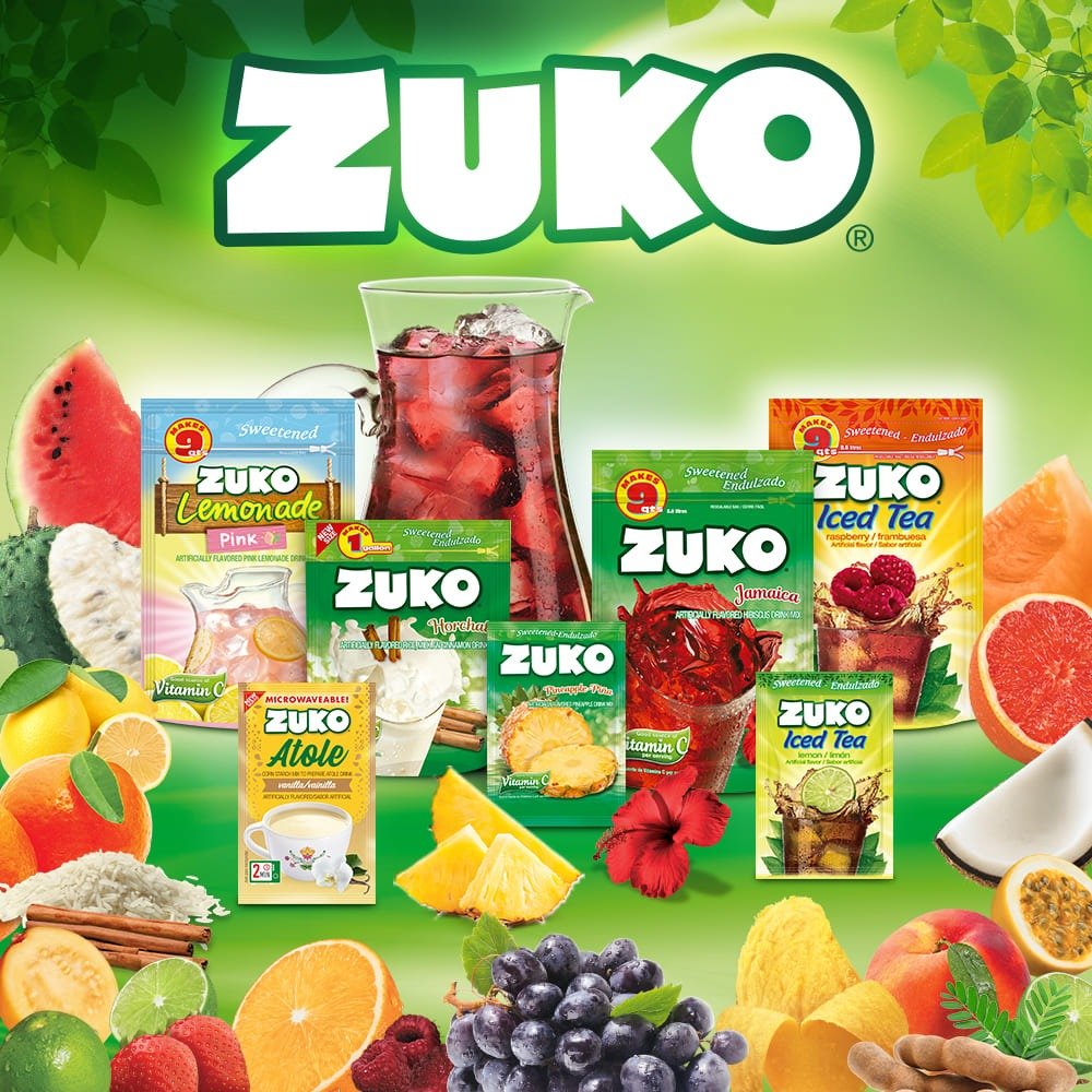 Coleccion de bebidas instantaneas marca Zuko