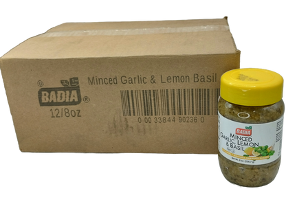 Minced Garlic Lemon & Basil /Badia