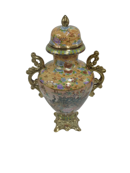 Potiche de Cerámica Floral de Lujo Oshún