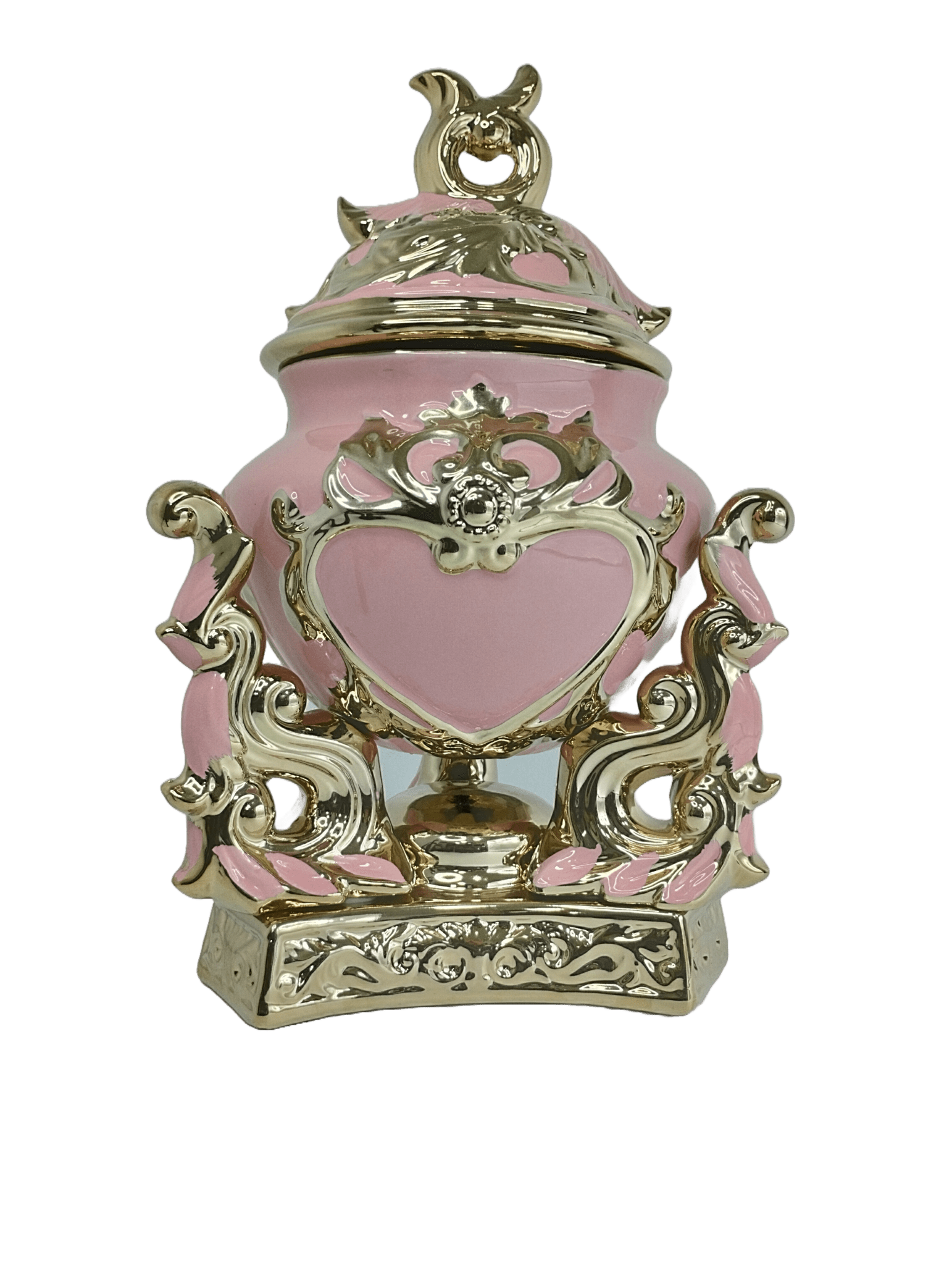 Sopera Rosada con Base de frente