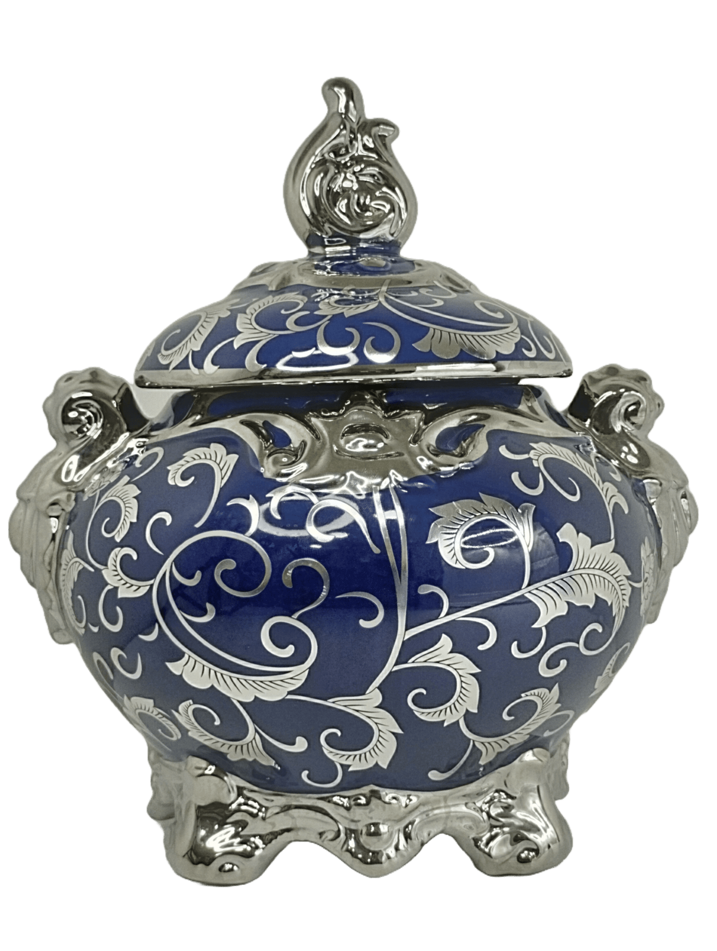 Sopera de Yemaya de ceramica Azul