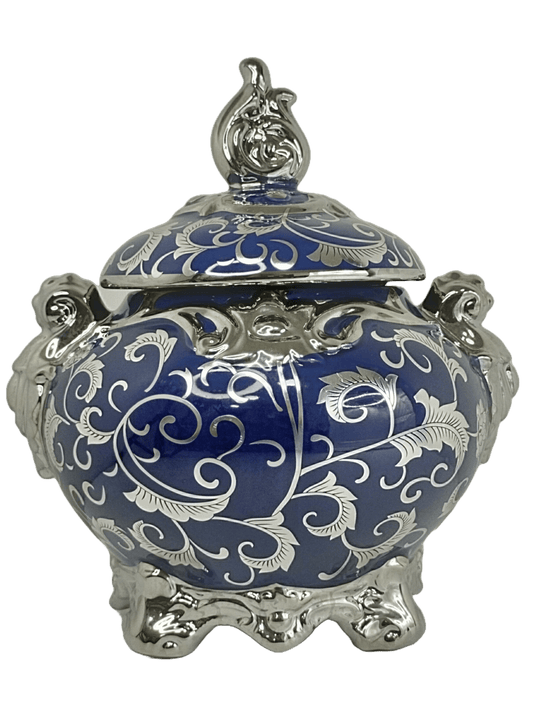 Sopera de Yemaya de ceramica Azul