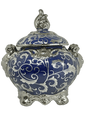 Sopera de Yemaya de ceramica Azul