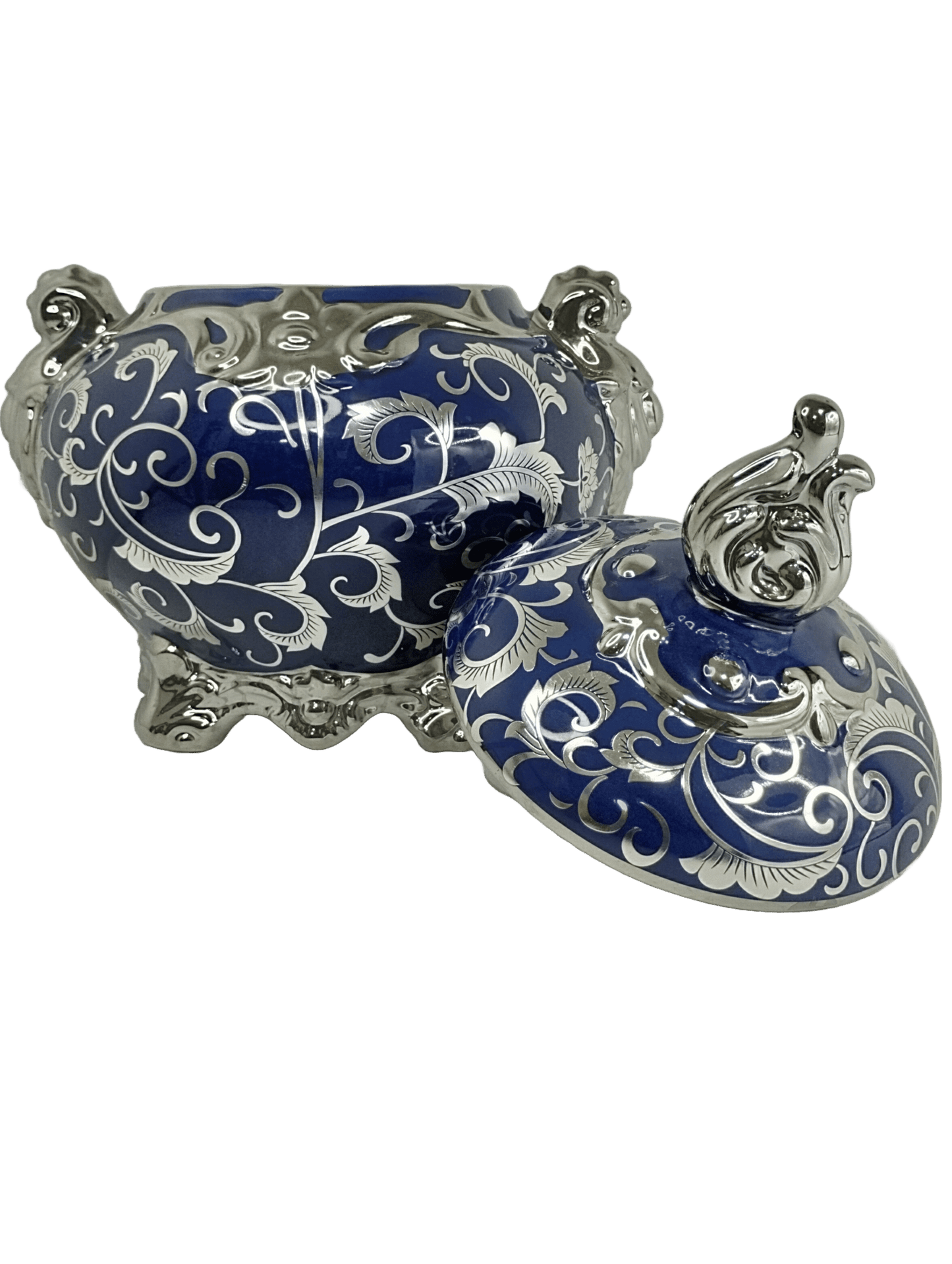 Sopera de Yemaya de ceramica Azul
