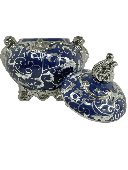 Sopera de Yemaya de ceramica Azul