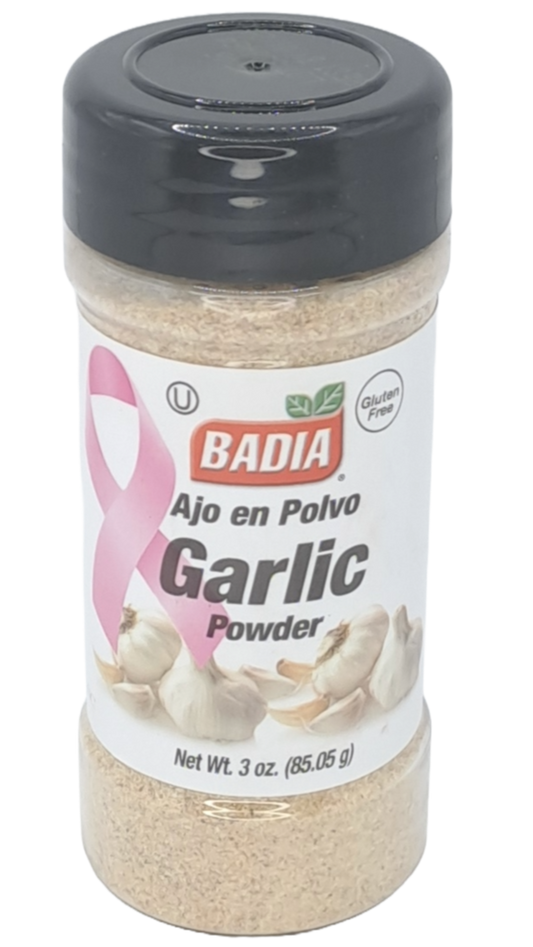 ajo en polvo badia 3oz