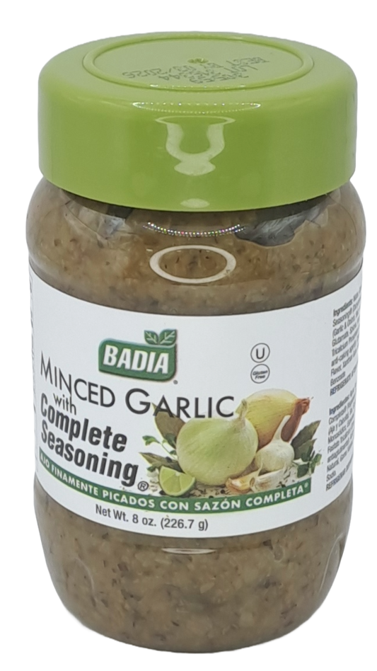 ajo picado con sazon ompleto badia 8 oz