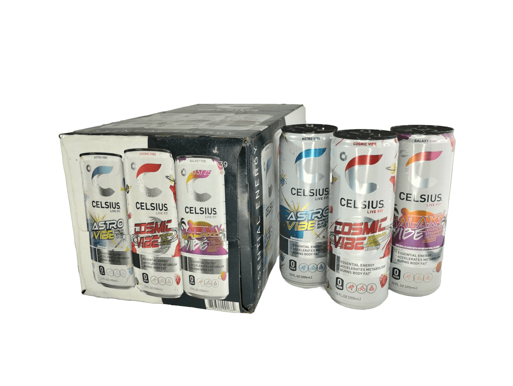 celsius caja sabores diferentes