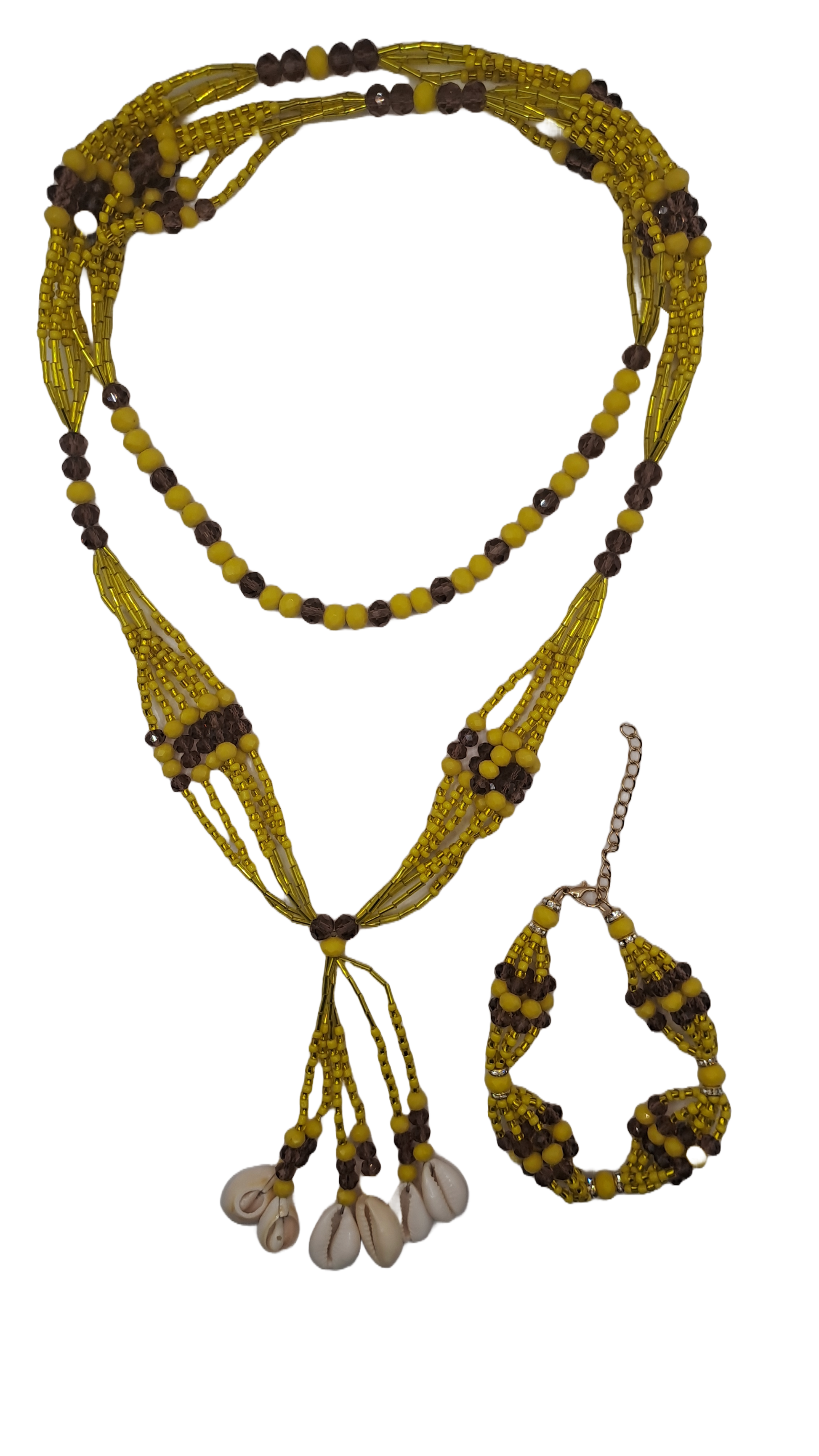 collar con ilde de oshun