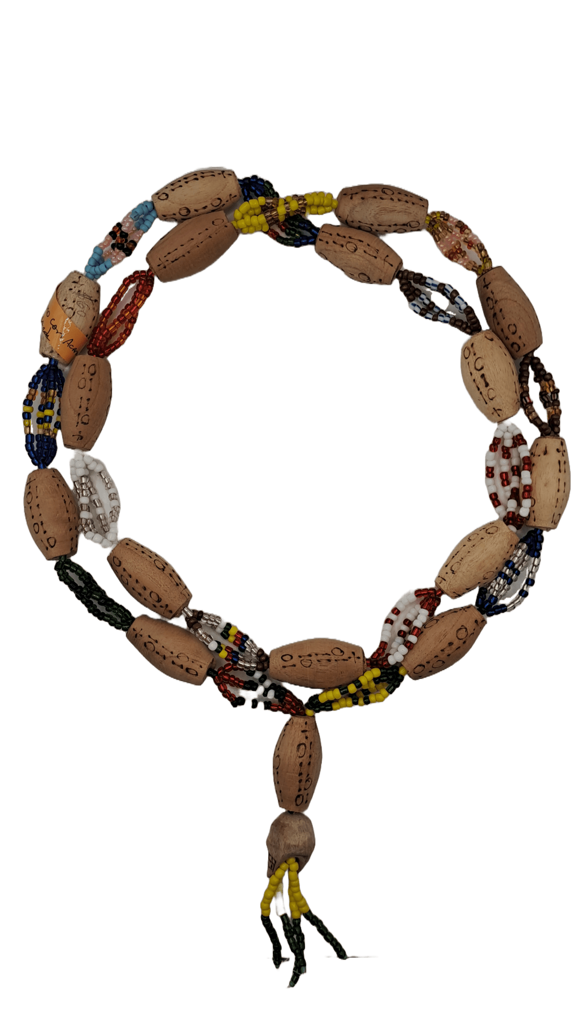 collar de mazo siete poencias africanas claro