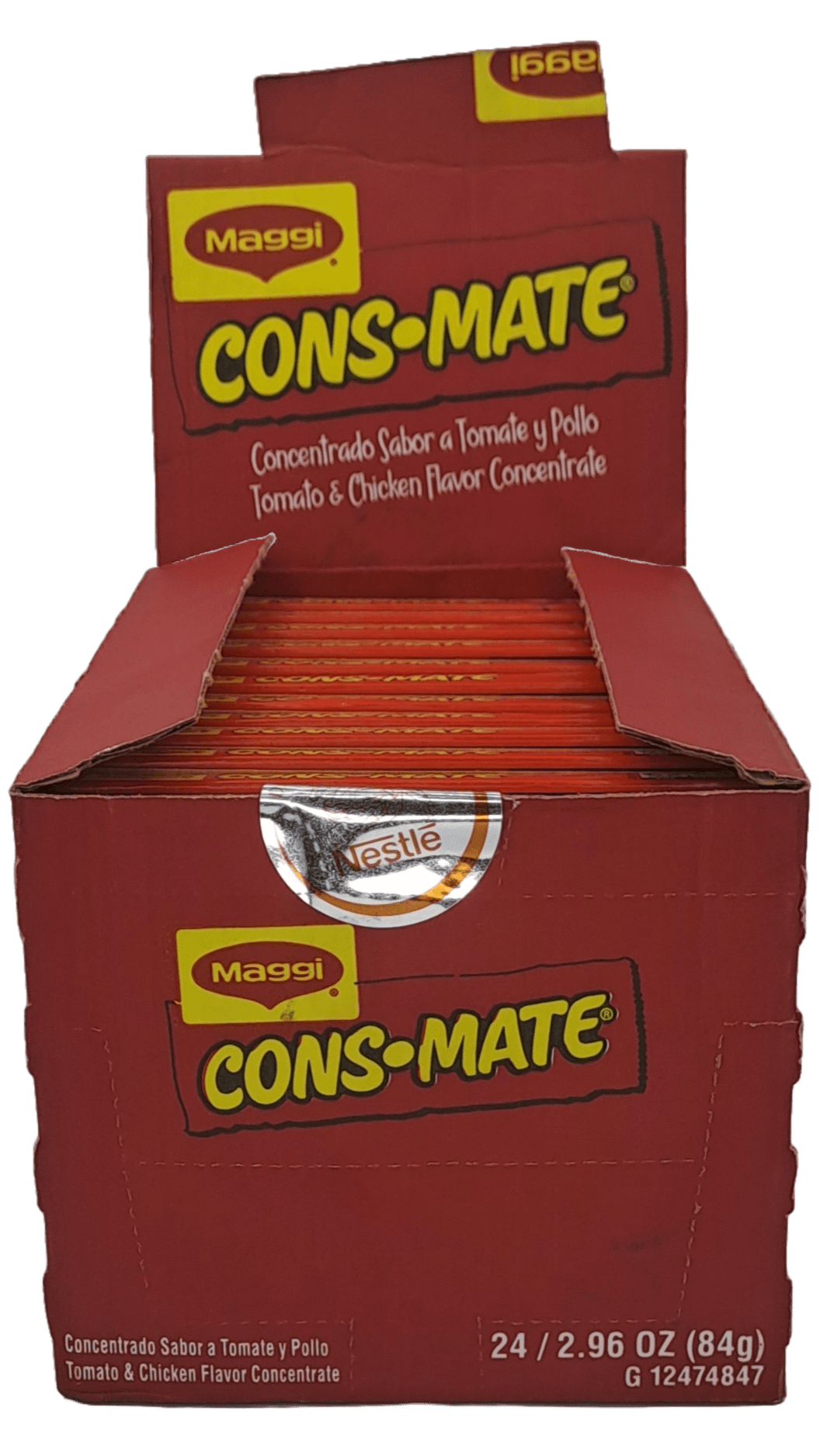 concentrado sabor a tomate y pollo consmate maggi