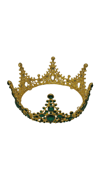 corona de orula verde dorado