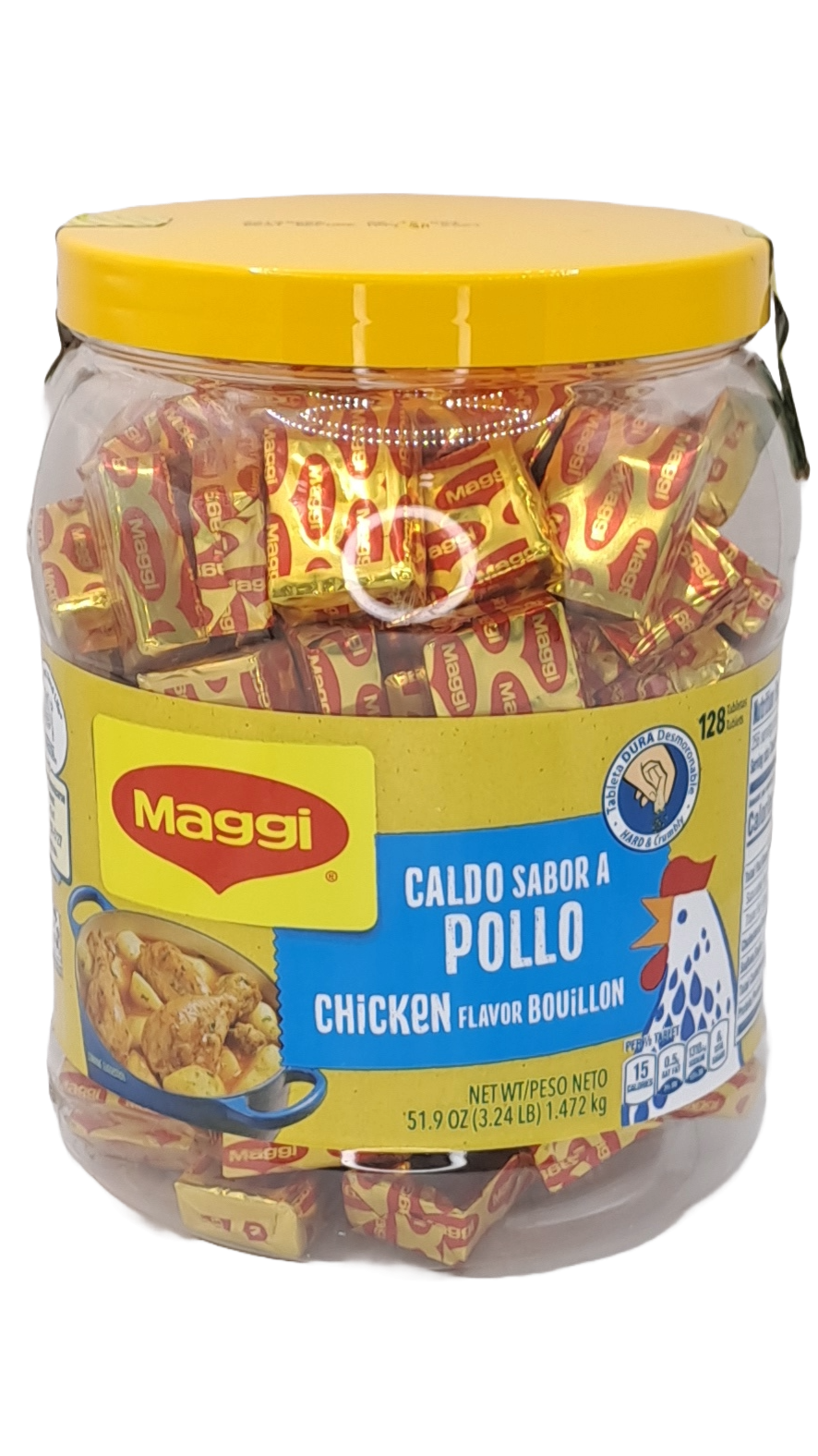 cubitos de caldo de pollo