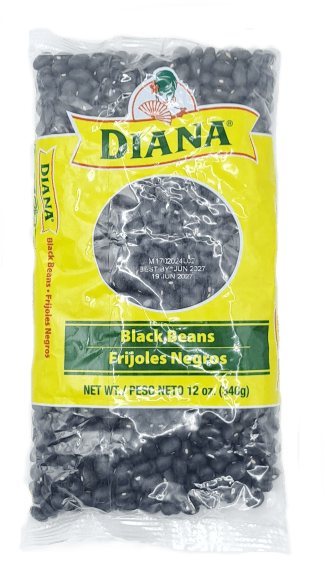 frijoles negros diana 12oz