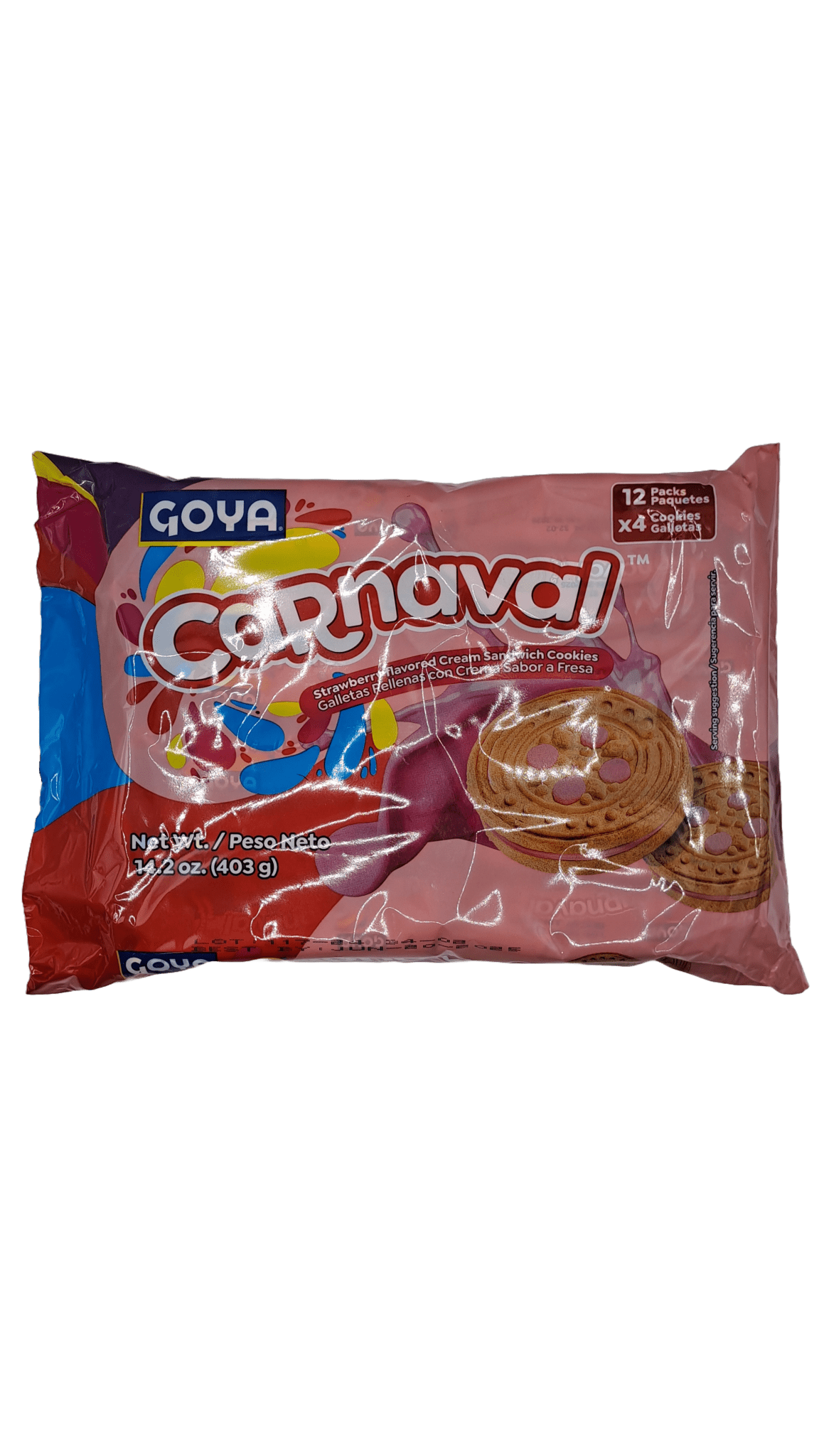 galletas carnaval goya fresa