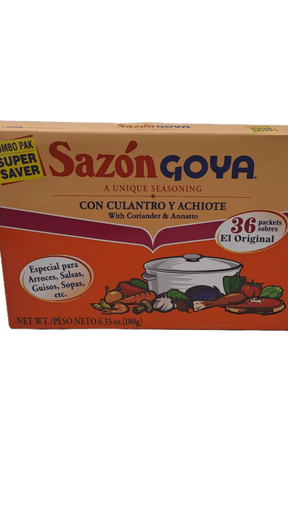 goya culantro y achiote 36 packs