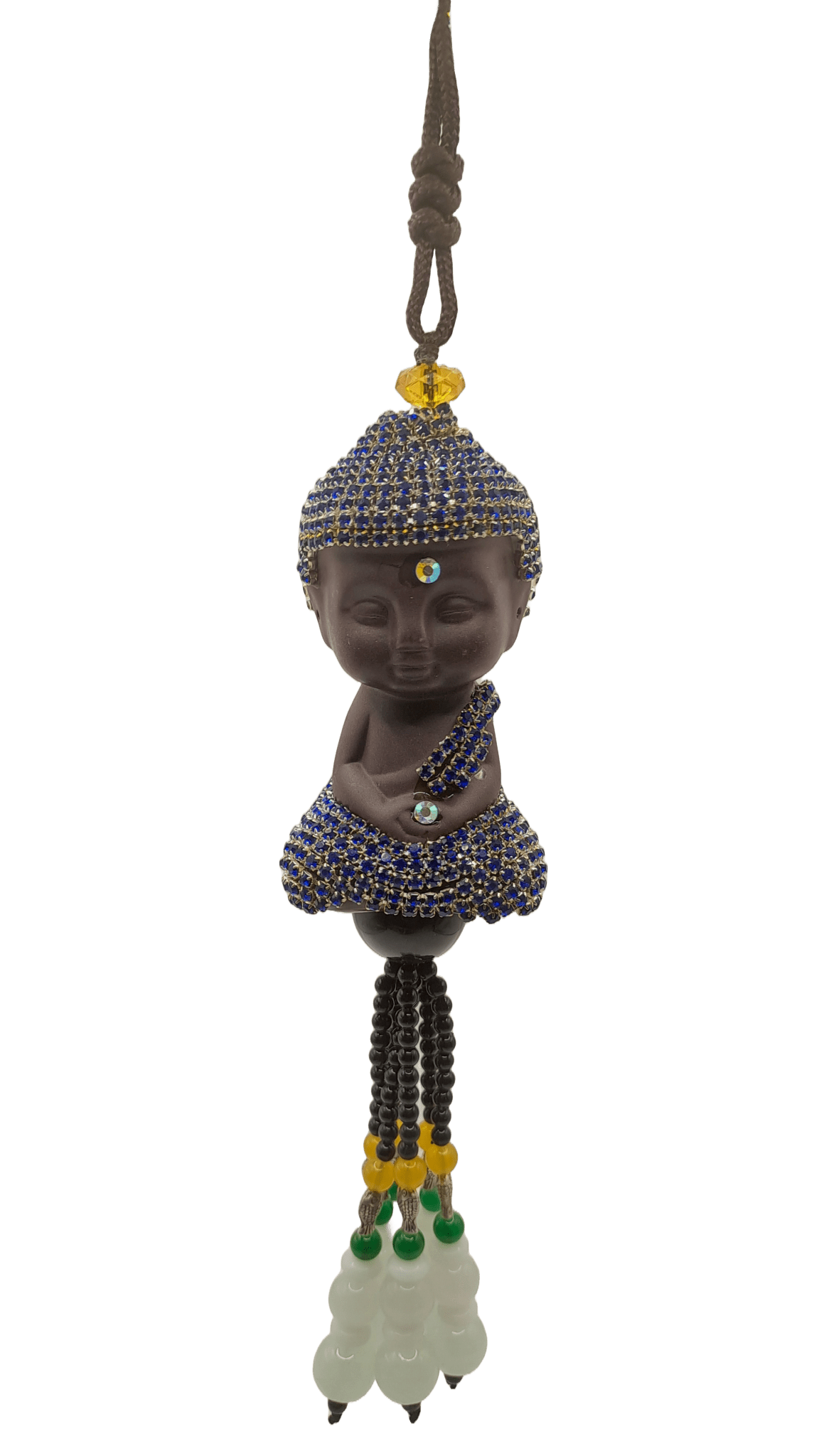 llavero de buda azul front