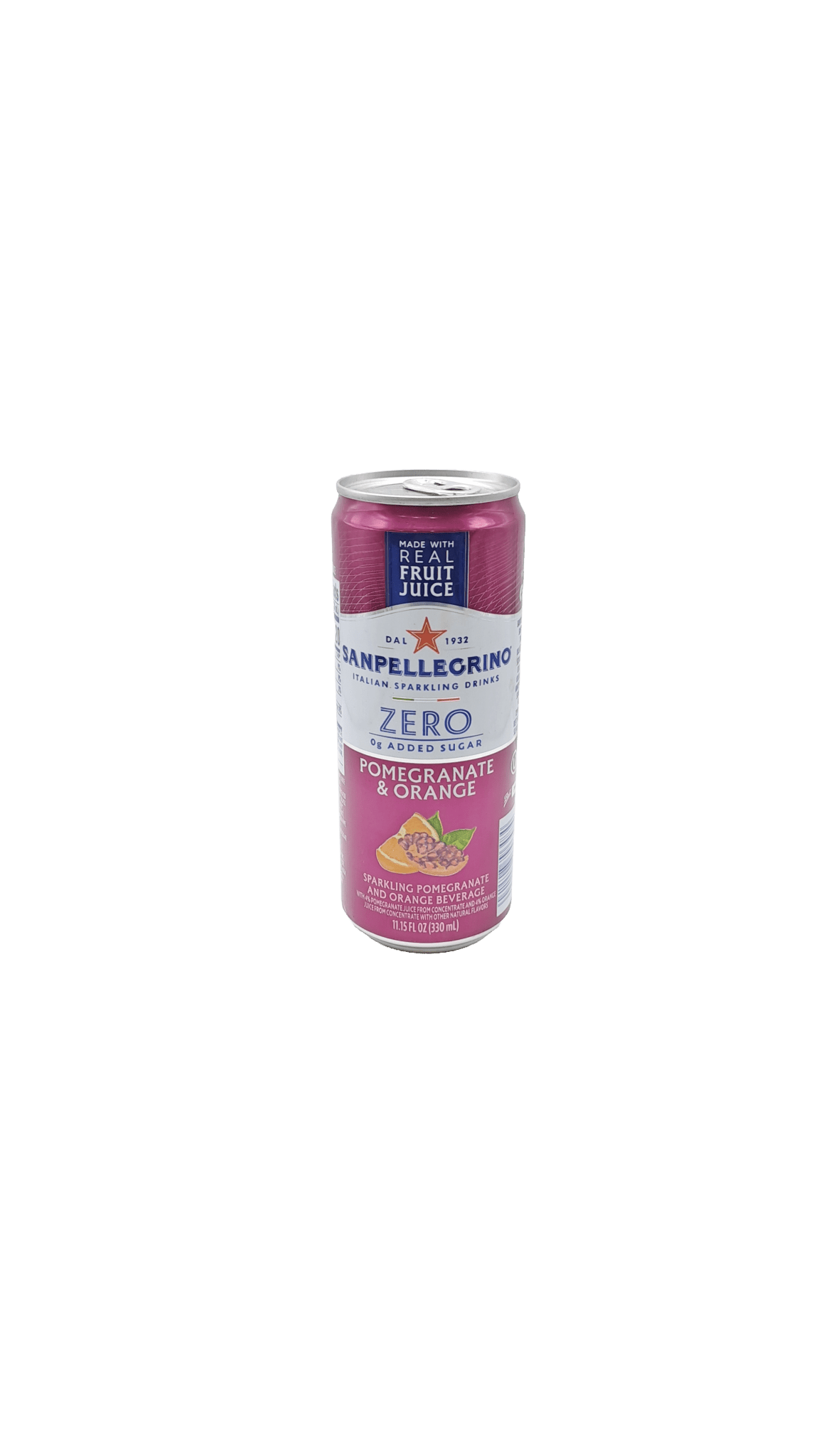 sanpellegrino orange pomegranate zero