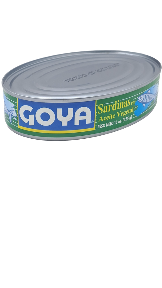 sardinas en aceite vegetal goya