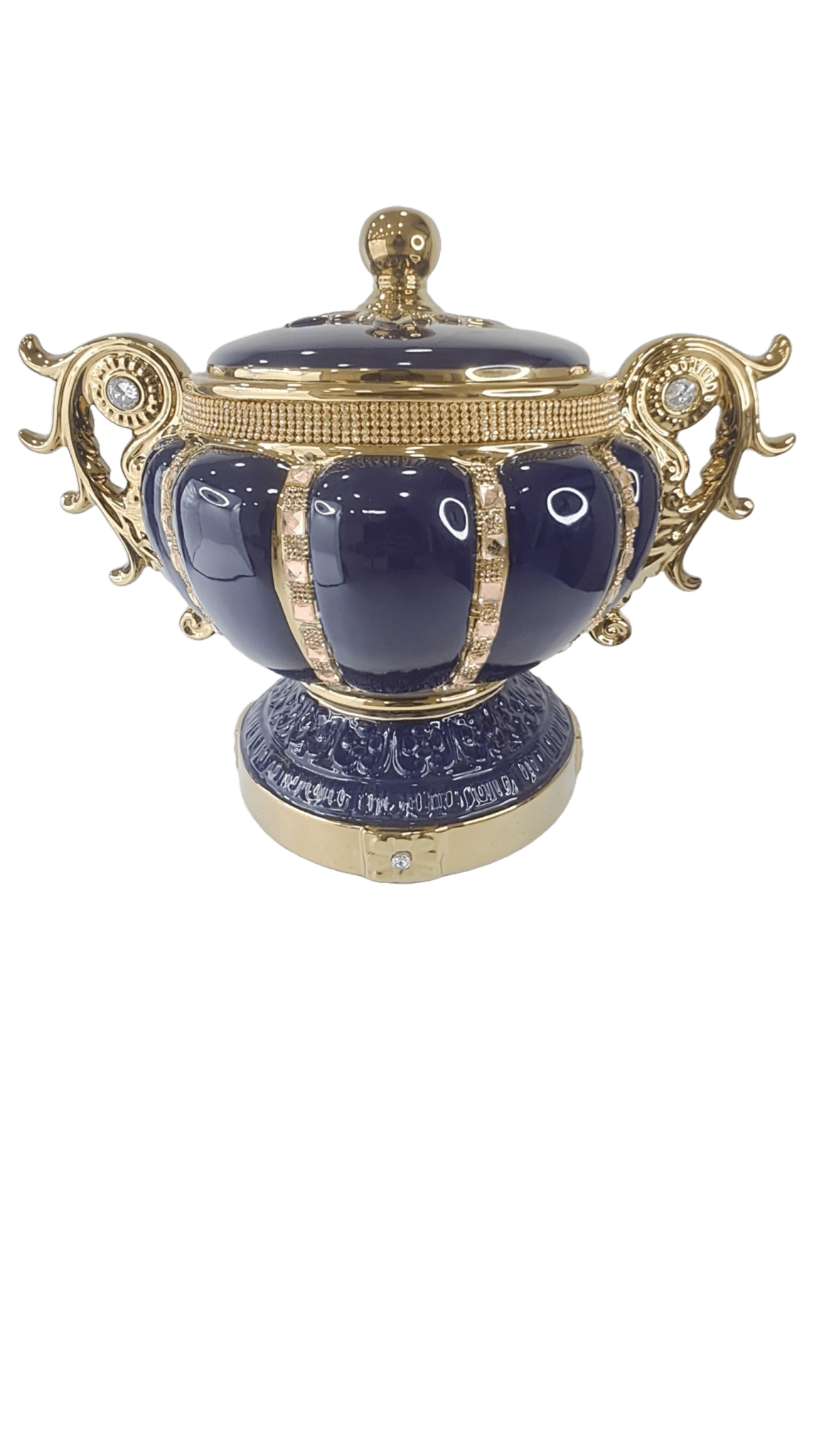 sopera de copa azul serie 5 yemaya