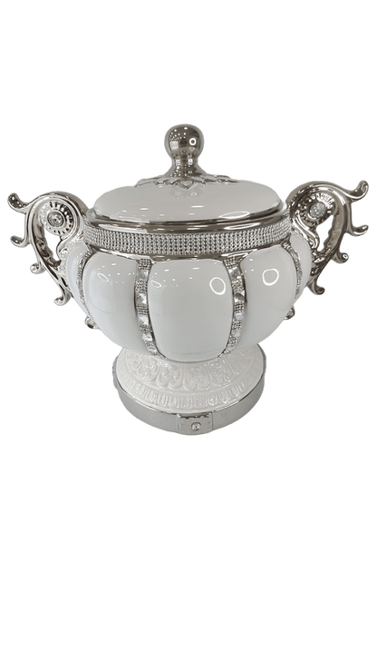 sopera de copa blanca serie 5 obatala
