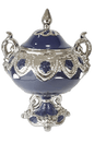 sopera de copa serie 4 azul yemaya plateado