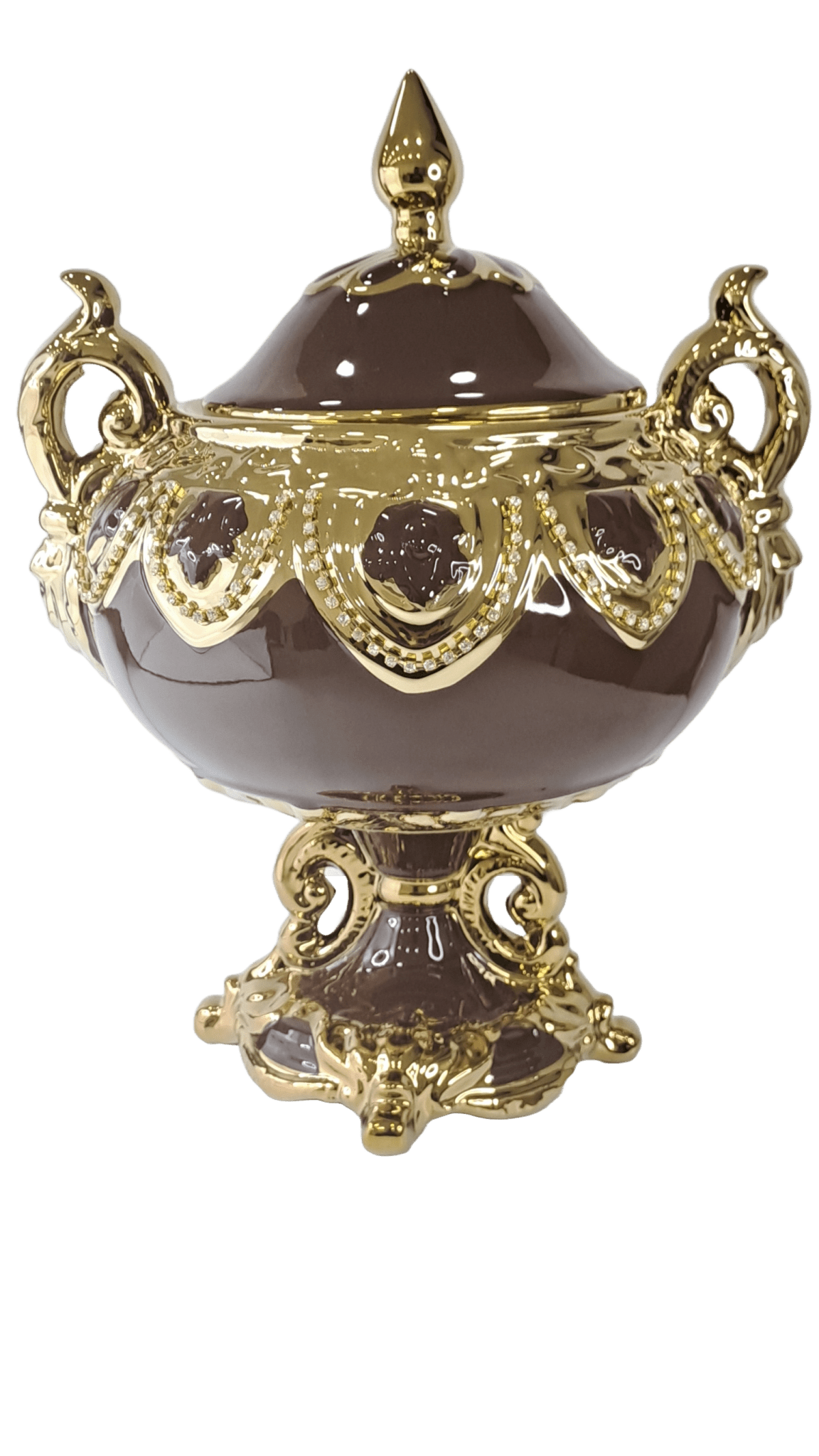sopera de copa serie 4 marron oya