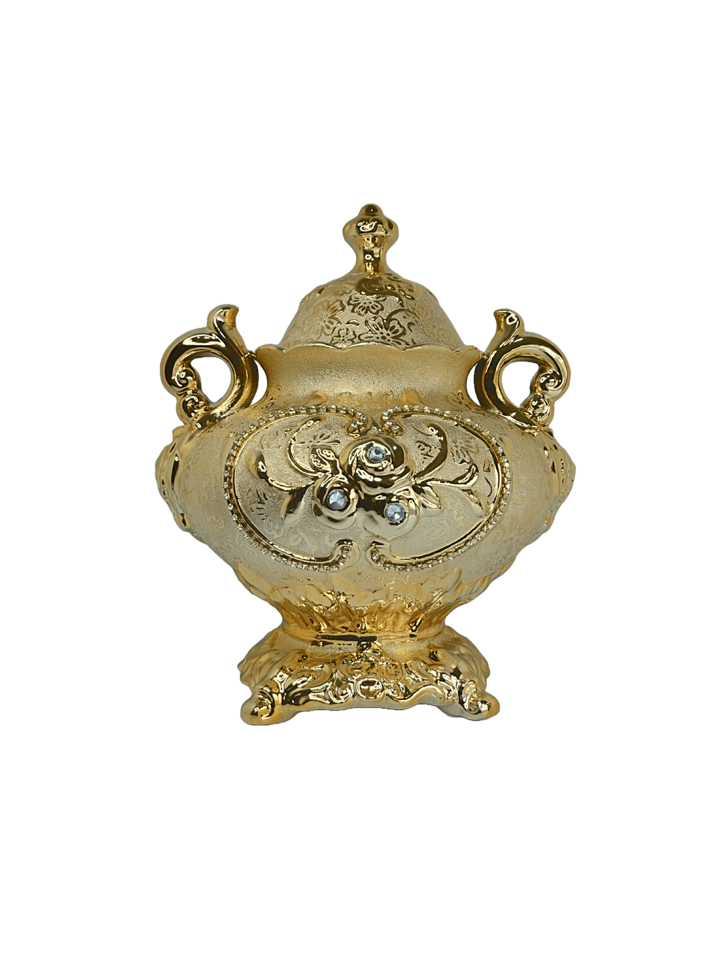 sopera de oshun con base fij y asa imperial