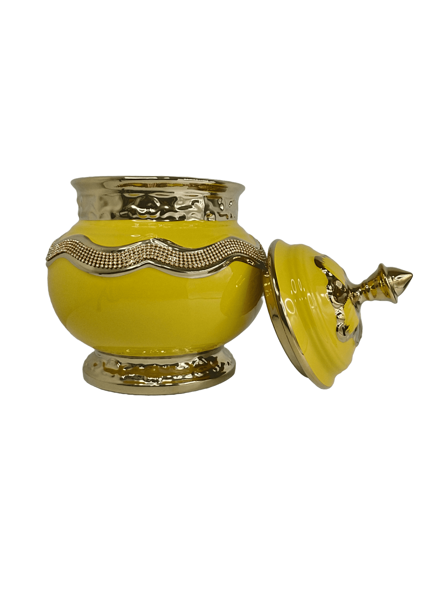 sopera redonda oshun con franja dorada