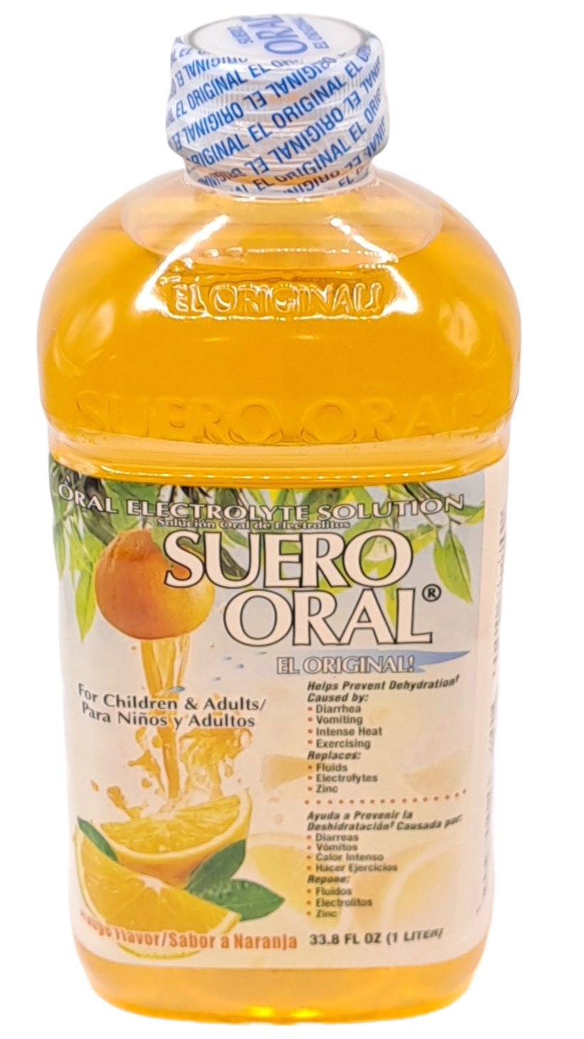 suero oral sabor naranja