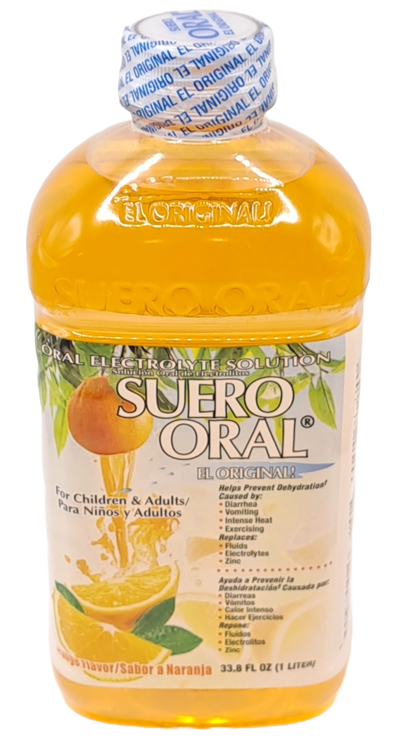 suero oral sabor naranja