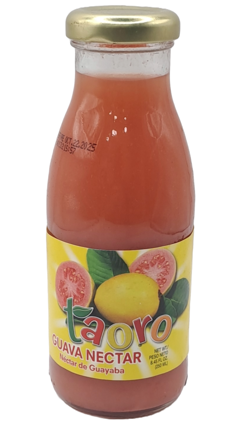 taoro de guayaba botella de vidrio