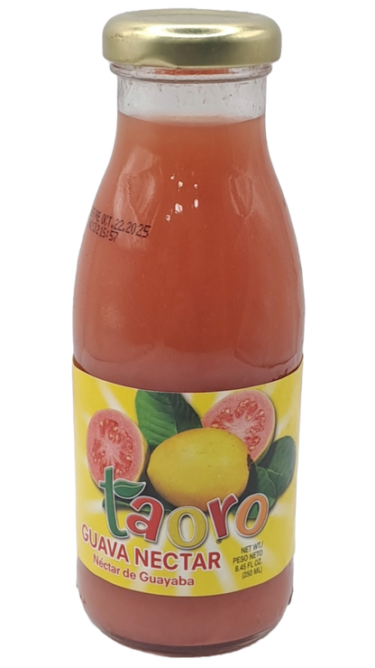 taoro de guayaba botella de vidrio